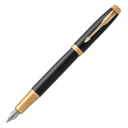 Ручка перьевая Parker 24011 IM 17 Premium Black GT FP F