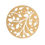 Набор подставок для чашек 2шт круг МДФ Rosa Talent d10 Флора 286000011