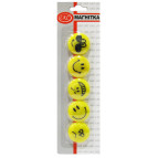 Магниты Д3см 5шт LKC Смайлик 12314-5