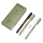 Ручка гелевая Aihao 8629 Алфавит 0,35мм пишет синим, цвет корпуса ассорти