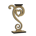 Заготовка для декорирования Rosa Talent (МДФ) подсвечник Love 10,3*16,9*8см 4801603