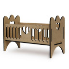 Заготовка для декорирования Rosa Talent (МДФ) Краватка Сердце 35*16*22,5см 2873005