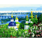 Картина раскраска по  номерам на холсте 40*50см Babylon VP490 Весеннее утро
