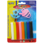 Пластилин 8цв. QiaoYi с формочками 1187