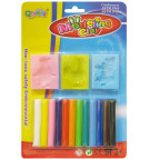 Пластилин 12цв. QiaoYi с формочками 1009