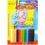 Пластилин 12цв. QiaoYi с формочками 1189