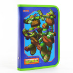 Папка для тетрадей B5 пластик 1 Вересня на молнии 491373 Ninja Turtles