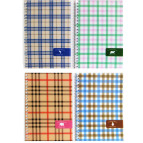 Тетрадь на спирали А5 48л. пластиковая обложка Лидер 77526 в клетку