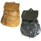 Рюкзак (ранец) школьный Лидер кожзам 34*32*14см, микс 2 цвета №601