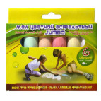 Мелки цветные 6шт Мультяшки Jumbo 7411