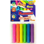 Пластилин 6цв. Class 100г Чистые руки Neon 7630C