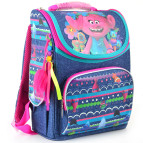 Рюкзак (ранец) школьный каркасный 1Вересня Yes 553405 Trolls H-12 34*26*14см