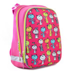 Рюкзак (ранец) школьный каркасный 1Вересня Yes 554575 Kotomaniya rose H-12 38*29*15см