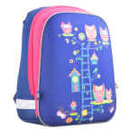 Рюкзак (ранец) школьный каркасный 1Вересня Yes 554495 Owl blue H-12 38*29*15см