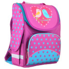 Рюкзак (ранец) школьный каркасный 1Вересня Smart 554468 Birdies PG-11 34*26*14см