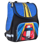 Рюкзак (ранец) школьный каркасный 1Вересня Smart 554545 Car PG-11 34*26*14см