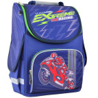 Рюкзак (ранец) школьный каркасный 1Вересня Smart 554551 Exreme racing PG-11 34*26*14см