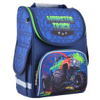 Рюкзак (ранец) школьный каркасный 1Вересня Smart 554523 Monster truck PG-11 34*26*14см