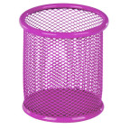 Стакан для ручек Металл Сетка Д80мм Kite Розовый K17-2110-10
