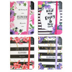 Блокнот А7 80л. Лидер с резинкой в линию 780-033