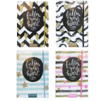 Блокнот А5 80л. Лидер с резинкой влинию 580-020