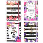 Блокнот А5 80л. Лидер с резинкой влинию 580-033