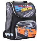 Рюкзак (ранец) школьный каркасный 1Вересня Smart 554559 Race injection PG-11 34*26*14см