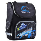 Рюкзак (ранец) школьный каркасный 1Вересня Smart 554529 Speed addiction PG-11 34*26*14см