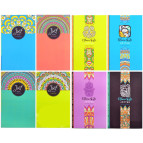 Блокнот 12,5*20 120 листов Мандарин чистые листы (дизайн ассорти) БК51