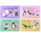 Блокнот для эскизов скетчбук 197*124мм 36 листов Мандарин чистые листы (дизайн ассорти) БК12*