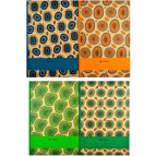 Блокнот 19*28,5 120 листов Мандарин Крафт клетка (дизайн ассорти) БК148*