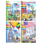 Тетрадь для иностранных слов (словарь) В5 Мандарин 48л. английский язык (дизайн 17183,17186,17188-89) ТР62/8