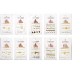 Флеш Тату 11*17см золото-серебро Tattoo Mix ST1620