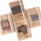 Блокнот А7 (7,4*10,5см) 96л. Лидер с резинкой 203-1