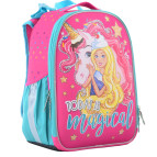 Рюкзак (ранец) школьный каркасный 1Вересня Yes 555365 Unicorn H-25 35*26*16см