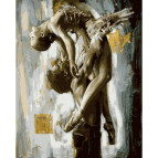 Картина раскраска по  номерам на холсте 40*50см Babylon VP896 Идеальный танец