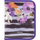 Папка для тетрадей B5 Kite на молнии Flowers K18-203-2