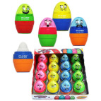 Точилка Class + ластик, цвета в ассортименте 4824