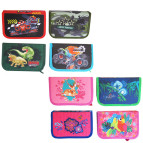 Пенал 1 отделение с 2 отворотами с наполнением Patio 83492PTR 30 предметов, Микс