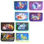 Пенал 1 отделение с 1 отворотом с наполнением Patio 83485PTR 22 предмета, Микс