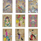 Блокнот на спирали В6 120л. Школярик Student Крафт в клетку B6-SC-120-6004K