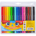 Фломастеры 18цв. Marco смываемые 1690-18