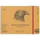 Альбом для эскизов Smiltainis В5 Authentic 24л. 90г/м Крафт 5EB-24ST/KRAFT
