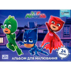 Альбом для рисования А4 24л. 100г/м2 Перо PJ Masks 712610