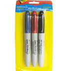 Маркеры перманентные набор RiCheng 3шт 99000