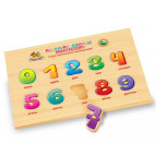 Игра Вундеркинд Рамки-вкладыши 19*26,5см Цифры, методика Монтессори РВ-056