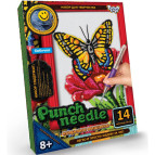 Набор для творчества DankoToys DT PN-01-08 ковровая вышивка Punch needle