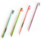 Ручка гелевая детская с фигуркой, синяя 2059