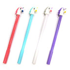 Ручка гелевая с насадкой Единорог ассорти, синяя №1114