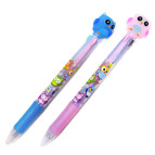 Ручка шариковая с насадкой 3-х цветная Сова 8063-О